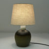 Swedish Green Ceramic table lamp from Tilgman Keramik 1960s Swedish Green Ceramic table lamp from Tilgman Keramik 1960s