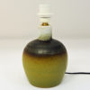Swedish Green Ceramic table lamp from Tilgman Keramik 1960s Swedish Green Ceramic table lamp from Tilgman Keramik 1960s