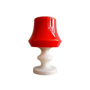 Variable Glass Table Lamp by Osvětlovací Sklo Czechoslovakia, 1960s