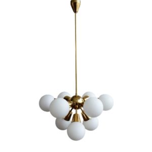 Vintage Czechoslovakian Sputnik Chandelier by Jaroslav Bejvl for Kamenicky Senov, 1970s