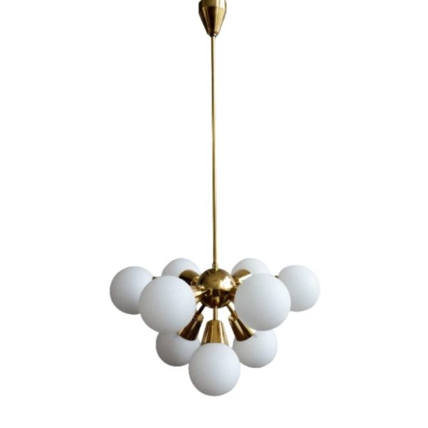 Vintage Czechoslovakian Sputnik Chandelier by Jaroslav Bejvl for Kamenicky Senov, 1970s Vintage Czechoslovakian Sputnik Chandelier by Jaroslav Bejvl for Kamenicky Senov, 1970s