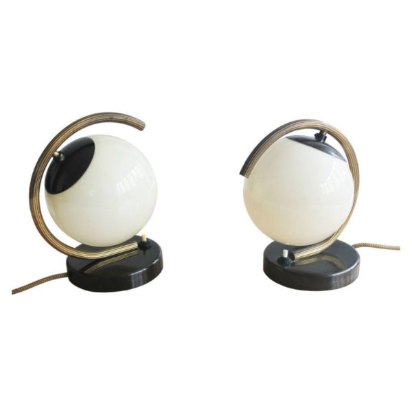 Pair of 1930's Art Deco Table Lamps