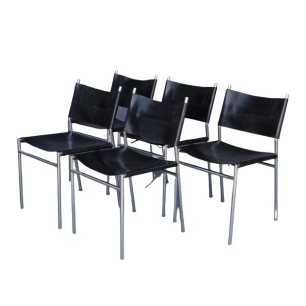 Vintage Se05 Dining Chairs by Martin Visser for T Spectrum, Set of 5