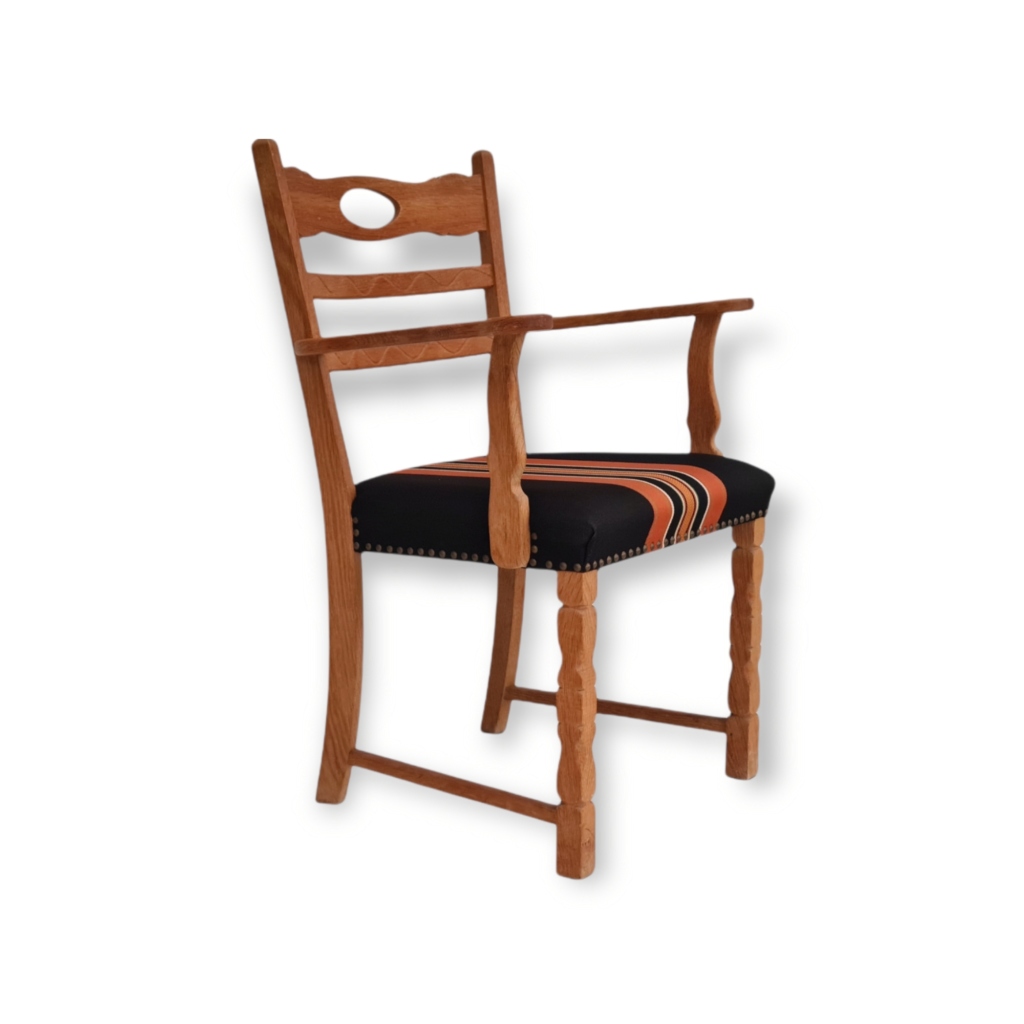 1960s, armchair, Danish design, Henning Kjærnulf style, original condition