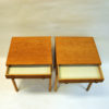 Swedish oak night table pair Casino by Engström & Myrstrand for Tingströms 1960s