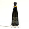 Black glass tablelamp RD1323 by Carl Fagerlund for Orrefors, Sweden 1960s