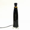 Black glass tablelamp RD1323 by Carl Fagerlund for Orrefors, Sweden 1960s