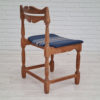 1960s, Original Danish design, Henning Kjærnulf style, 5 pcs chairs, oak wood
