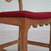 1960s, Original Danish design by Henning Kjærnulf, pair of chairs, oak wood 1960s, Original Danish design by Henning Kjærnulf, pair of chairs, oak wood