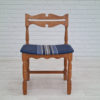1960s, Original Danish design, Henning Kjærnulf style, 5 pcs chairs, oak wood