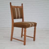 Original Danish design, 1960s, Henning Kjærnulf style, set of dinning chairs, oak wood