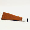 Lovely Nordic brown leatherette Table lamp 1950s
