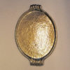 Large Swedish oval brass plate/tray with handles 1930-1940s