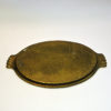 Large Swedish oval brass plate/tray with handles 1930-1940s