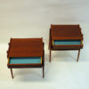 Midcentury mahogany night tables pair by Calström & Co - Sweden 1960s