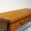 Vintage teak wall shelf with two drawers - Sweden 1950s