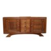 Gilded oak sideboard 1930 art deco