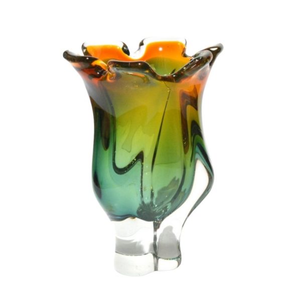 Vase, designed by J. Hospodka, Chribska Sklarna, Czechoslovakia, 1960s
