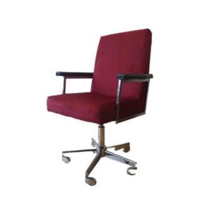 Unique cabinet swivel armchair from the 1960s.