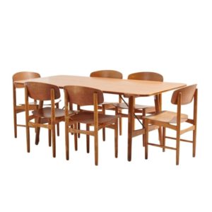 Teak dining set by Børge Mogensen for Søborg