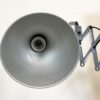 Grey Industrial Scissor Wall Lamp from Elektroinstala, 1960s
