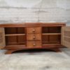 Gilded oak sideboard 1930 art deco