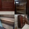 bookcase desk mahogany art deco 1940