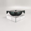 1960s Stunning Grey Ashtray or Catchall By Flavio Poli for Seguso. Made in Italy