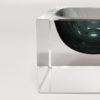1960s Stunning Grey Ashtray or Catchall By Flavio Poli for Seguso. Made in Italy