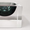 1960s Stunning Grey Ashtray or Catchall By Flavio Poli for Seguso. Made in Italy