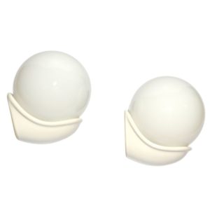 Pair of JBT Łomianki-Dąbrowa wall lamps, type K44, Poland, 1980s