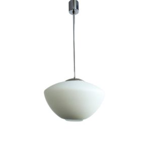 Vintage Glass Pendant made in Germany, 1960s