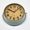 Vintage Green Seiko Navy Wall Clock, 1970s