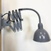 Grey Industrial Scissor Wall Lamp from Elektroinstala, 1960s