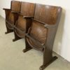 Vintage 3-Seat Cinema Bench from Ton, 1950s Vintage 3-Seat Cinema Bench from Ton, 1950s
