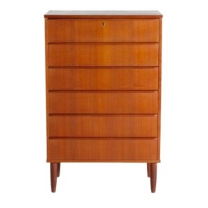 Teak chest of drawers