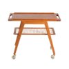 Restored teak trolley
