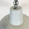 Industrial White Enamel Pendant Lamp, 1960s