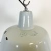 Industrial White Enamel Pendant Lamp, 1960s