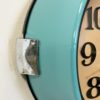 Vintage Turquoise Seiko Navy Wall Clock, 1970s