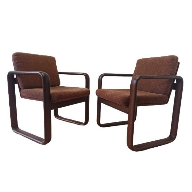 Armchairs, B. Vogtherr for Rosenthal, 1970s.