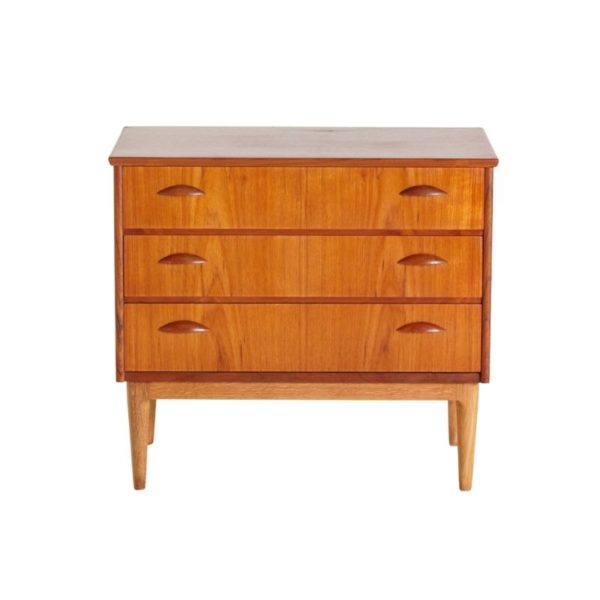 Teak chest of drawers