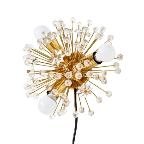 Snowflake wall fixture by Emil Stejnar for Rupert Nikoll Snowflake wall fixture by Emil Stejnar for Rupert Nikoll