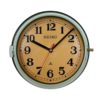 Vintage Green Seiko Navy Wall Clock, 1970s