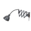 Grey Industrial Scissor Wall Lamp from Elektroinstala, 1960s