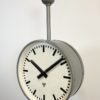 Large Industrial Double Sided Railway or Factory Clock from Pragotron, 1960s