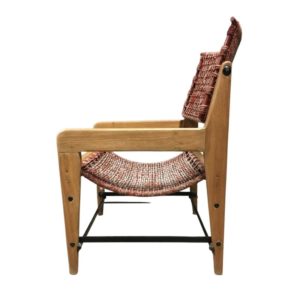 1960'S VERY ORIGINAL FRENCH ROPE LOUNGE CHAIR