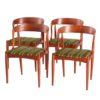 Model 16 teak dining chairs by Johannes Andersen for Uldum, set of 4