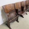 Vintage 4-Seat Cinema Bench from Ton, 1950s