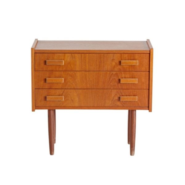 Teak chest of drawers